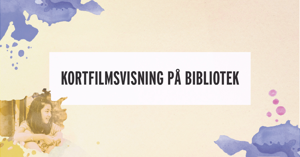 Kortfilmsvisning på bibliotek